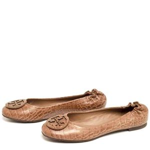Tory Burch Reva Croc Ballet Flat 7